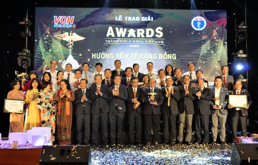 Lễ công bố 10 thành tựu Y khoa Việt Nam năm 2022. Ảnh: THẢO PHƯƠNG