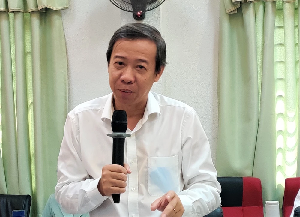 Ông Nguyễn Văn Vĩnh Châu, Phó Giám đốc Sở Y tế TP.HCM. Ảnh: T.P