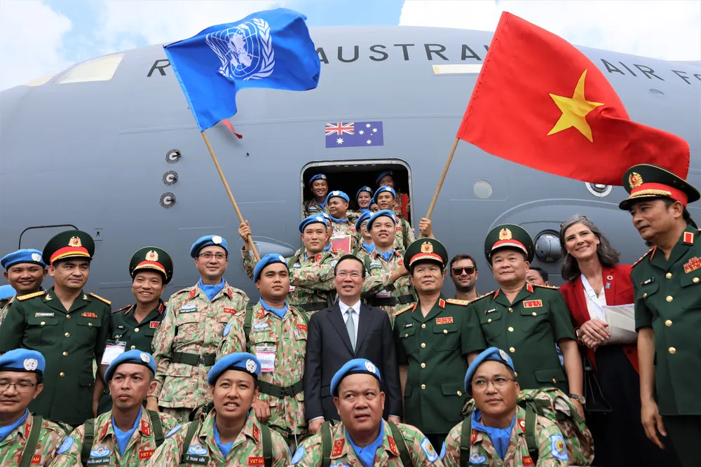 Bệnh viện dã chiến cấp 2 số 5 đi làm nhiệm vụ gìn giữ hòa bình Liên hợp quốc với quân số 70 người. Trong đó, có 63 chính thức và 7 dự bị bao gồm 28 sĩ quan, 42 quân nhân chuyên nghiệp và 11 nữ quân nhân.