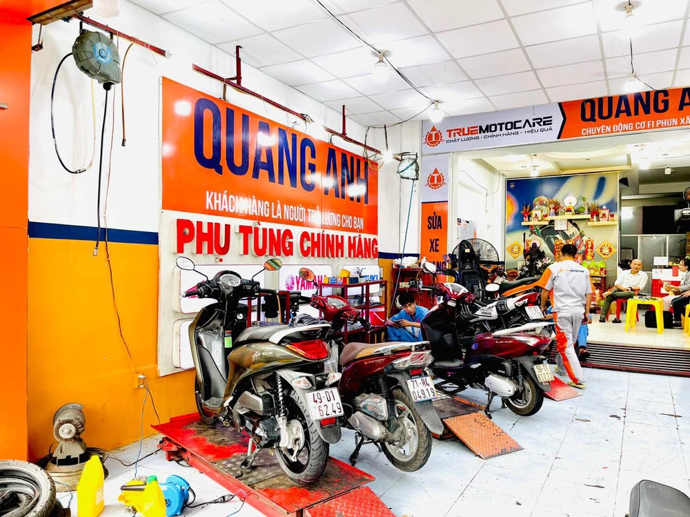 True Moto Care có 60 cửa hàng hợp tác tại TP.HCM.