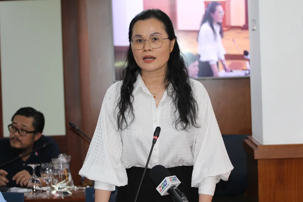 Bà Lê Thụy Mỵ Châu, Phó Giám đốc Sở GD&ĐT TP.HCM. Ảnh: THÀNH NHÂN My-Chau.JPG