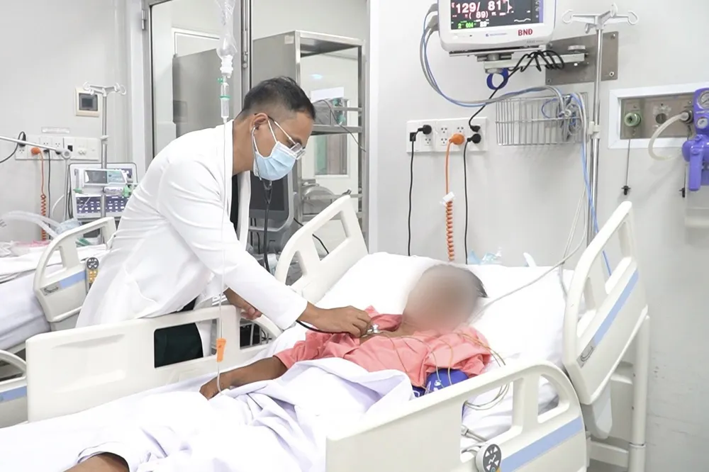 Hiện sức khỏe bệnh nhân bị ngộ độc hoàn toàn ổn định, đã được xuất viện. Ảnh: BVCC ngo-doc-sua-bot2.JPG