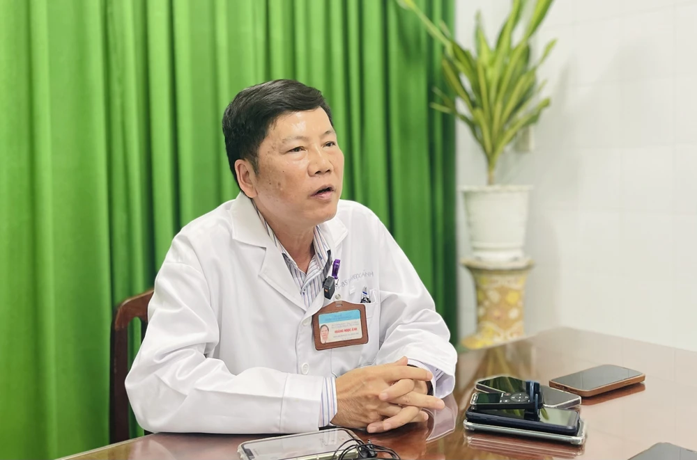 ThS-BS Hoàng Ngọc Ánh, Phó Trưởng khoa Hồi sức tích cực - chống độc BV Thống Nhất. Ảnh: THẢO PHƯƠNG nuoc-vui2.jpg