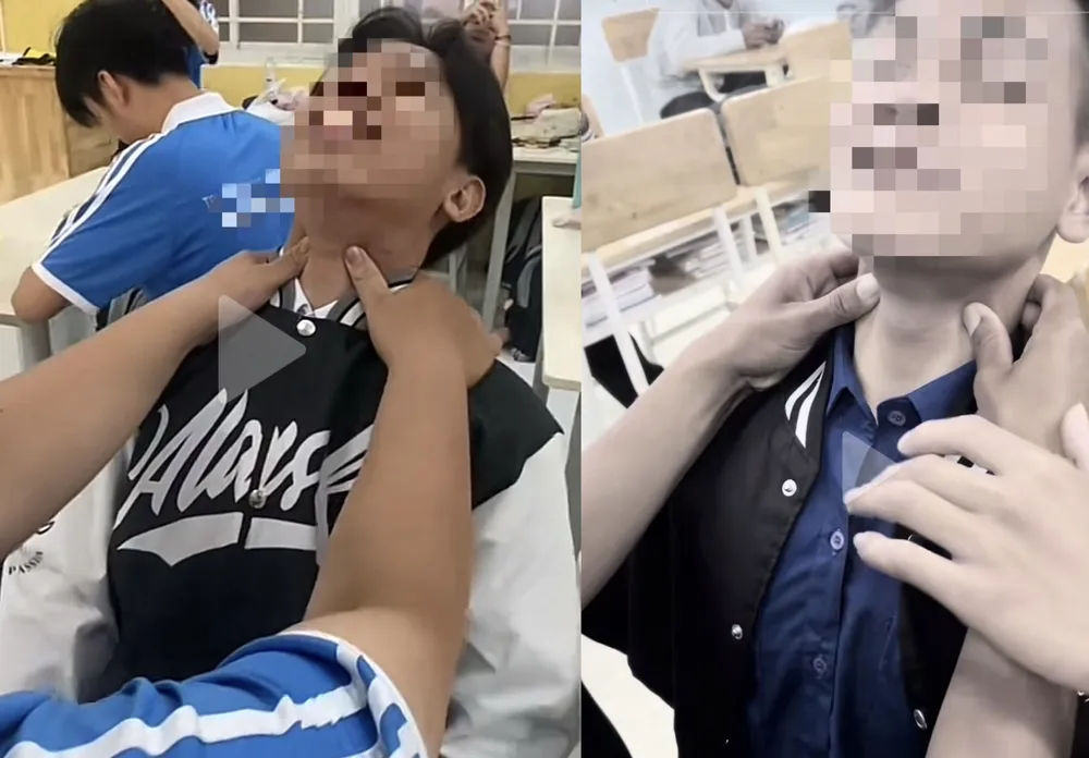 bắt pen cổ gây xỉu - 1