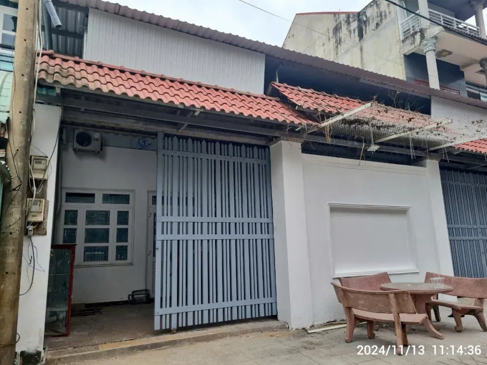 Căn nhà không có biển hiệu, bên trong có 1 dãy phòng làm khu nhà trọ cho bệnh nhân ung thư. Ảnh: SYT TP Thủ Đức - 2