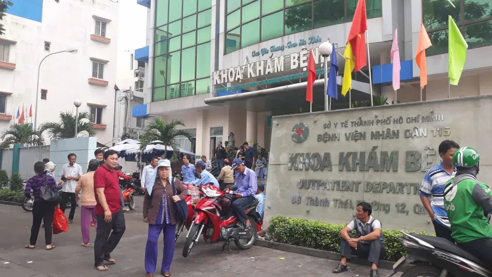 Bệnh viện Nhân dân 115 lên tiếng về clip “bệnh viện móc túi người dân”. Ảnh: DI LINH Bệnh viện Nhân dân 115
