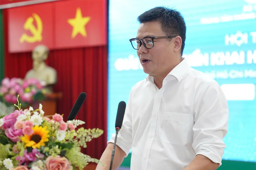 Ông Đỗ Trường Duy, Giám đốc Trung tâm Thông tin y tế Quốc gia (Bộ Y tế). Ảnh: THẢO PHƯƠNG benh-an-dien-tu6.jpg