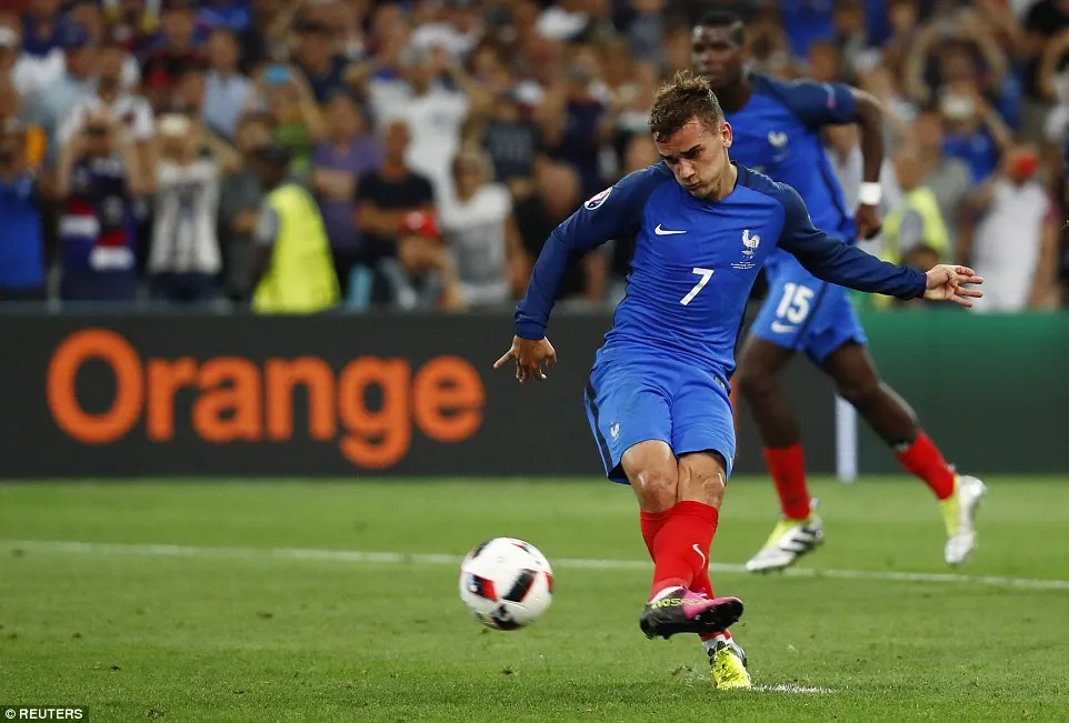 Griezmann lập kỷ lục ghi nhiều bàn thắng nhất lịch sử Euro ảnh 2 Cựu ngôi sao tiền đạo Thierry Henry dành nhiều lời khen tặng Griezmann