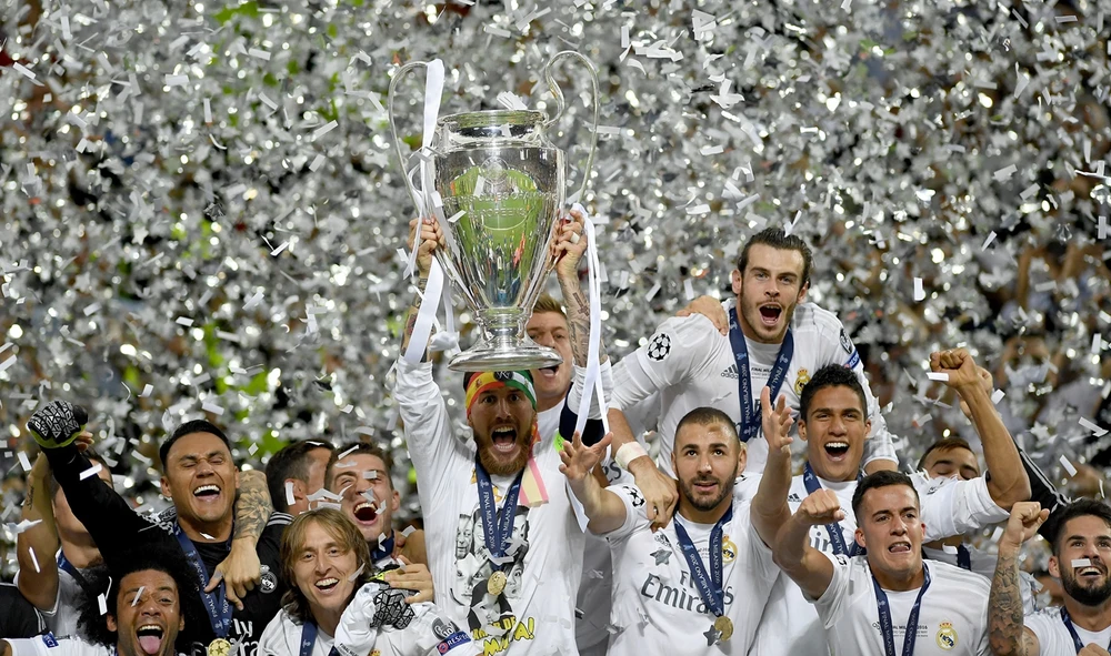 Bale cùng Real Madrid giành cúp Champions League 2016