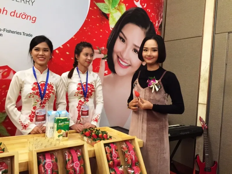 Miu Lê hứa giữ hình ảnh để quảng bá dâu tây Hàn Quốc ảnh 1