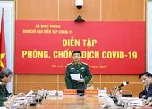Bộ trưởng Quốc phòng gửi thư khen quân đội chống dịch COVID-19 ảnh 3 Bộ Quốc phòng tổ chức 250 điểm diễn tập chống dịch COVID-19