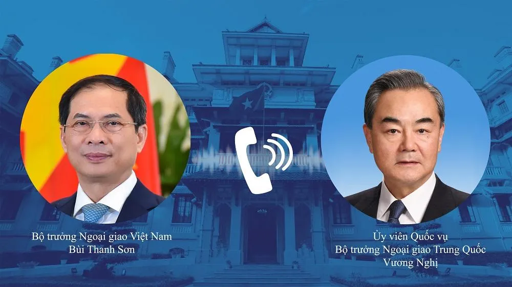 Tại cuộc điện đàm, hai Bộ trưởng cũng trao đổi về các vấn đề quốc tế, khu vực cùng quan tâm. Ảnh: BNG