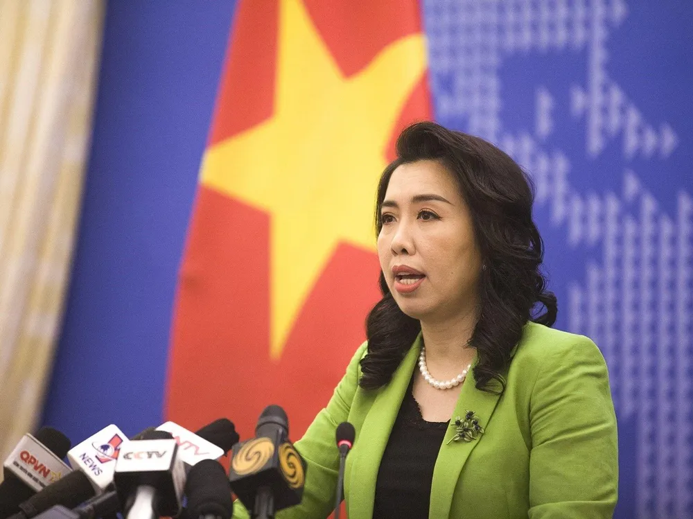 Người phát ngôn Bộ Ngoại giao Lê Thị Thu Hằng. Ảnh: VT Người phát ngôn Bộ Ngoại giao Lê Thị Thu Hằng. Ảnh: VT