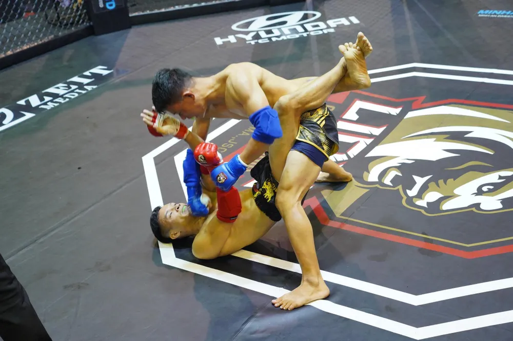 Ngày thi đấu đầu tiên đã chứng kiến những pha kết thúc mãn nhãn. Ảnh: VT Ngày thi đấu đầu tiên đã chứng kiến những pha kết thúc mãn nhãn. Ảnh: VT