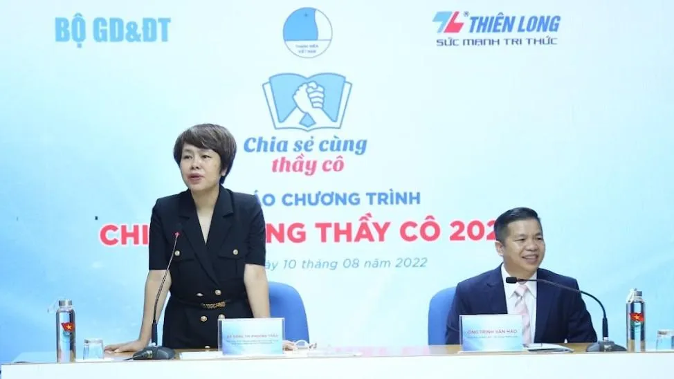 Bà Đặng Thị Phương Thảo, Phó Chủ tịch Trung ương Hội LHTN Việt Nam trả lời câu hỏi của báo chí. Ảnh: VT