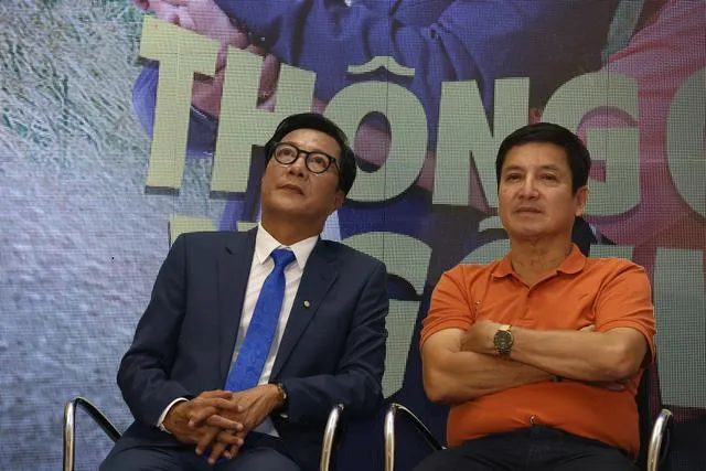 NSND Trọng Trinh và NSƯT Chí Trung đảm nhiệm vai hai ông thông gia trong phim. Ảnh: VTV