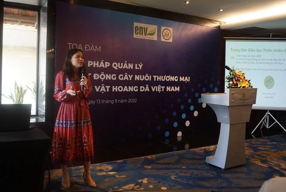 Bà Bùi Thị Hà, Phó Giám đốc ENV. Ảnh: VT