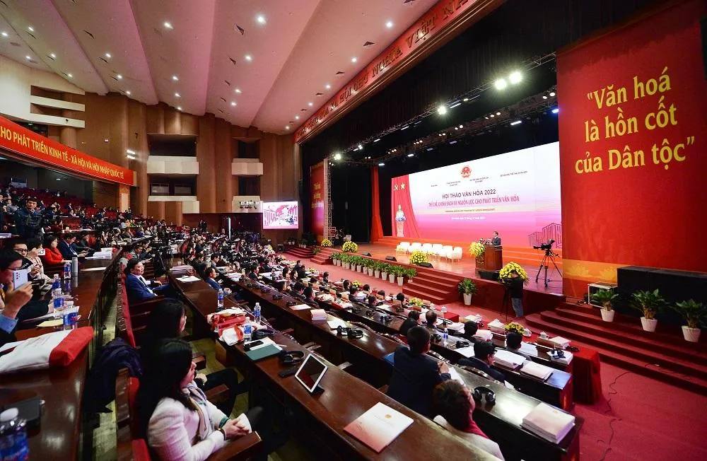 Theo Chủ tịch Quốc hội Vương Đình Huệ, Hội thảo đã hoàn thành toàn bộ chương trình dự kiến đề ra. Ảnh: QH Theo Chủ tịch Quốc hội Vương Đình Huệ, Hội thảo đã hoàn thành toàn bộ chương trình dự kiến đề ra. Ảnh: QH