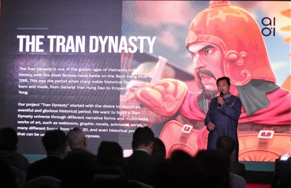 Đạo diễn Phan Gia Nhật Linh chia sẻ về dự án. Ảnh: VT