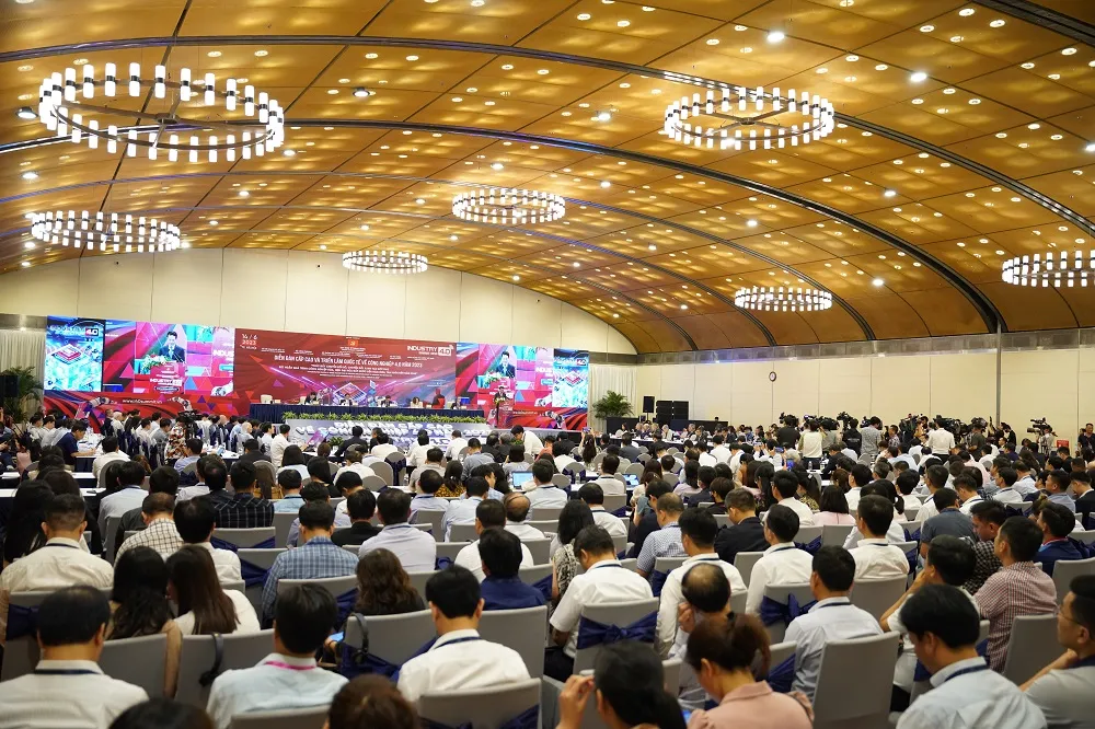 Diễn đàn có sự tham dự của khoảng 2.000 lượt đại biểu, trong đó có rất nhiều đại biểu quốc tế và đại biểu của các doanh nghiệp. Ảnh: BTC.