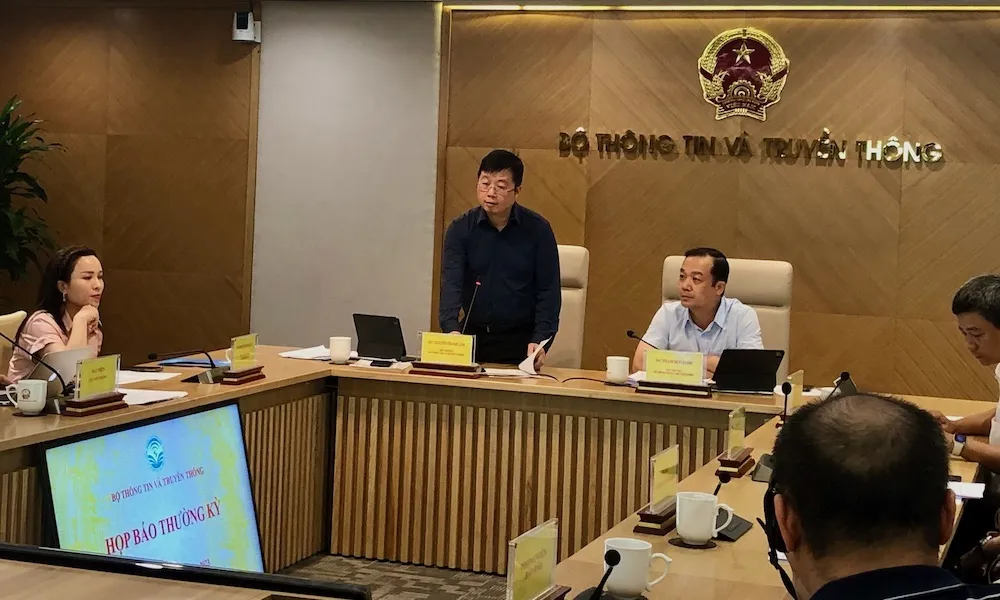 Họp báo thường kỳ Bộ TT&TT có sự chủ trì của hai Thứ trưởng. Họp báo thường kỳ Bộ TT&TT có sự chủ trì của hai Thứ trưởng.