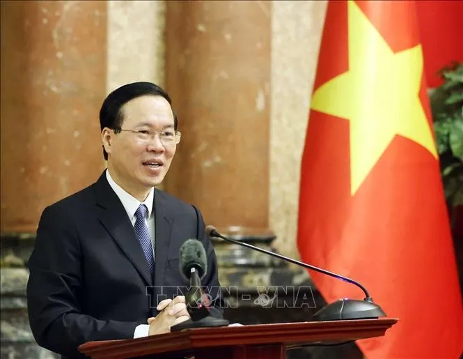 Chủ tịch nước Võ Văn Thưởng. Ảnh: TTXVN. Chủ tịch nước Võ Văn Thưởng