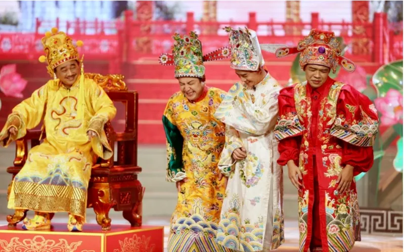 Hình ảnh trong chương trình Táo quân Tết Nhâm Dần. Ảnh: VTV. Táo quân