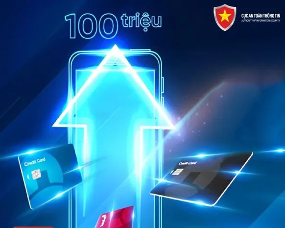Một phụ nữ ở quận Long Biên đã bị chiếm đoạt 90 triệu đồng khi nâng cấp thẻ tín dụng online từ các đối tượng lừa đảo. Ảnh: Cục ATTT. lừa đảo