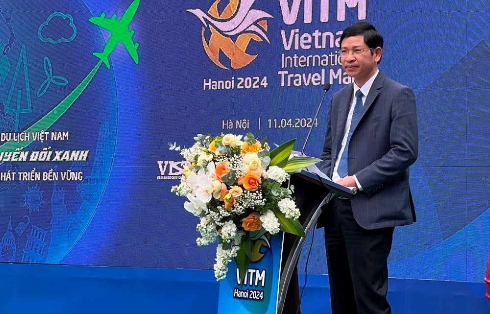 Thứ trưởng Bộ VH-TT&DL Hồ An Phong nhấn mạnh, Hội chợ Du lịch quốc tế Việt Nam là sự kiện quan trọng, có ý nghĩa lớn, thiết thực. Hội chợ Du lịch quốc tế Việt Nam