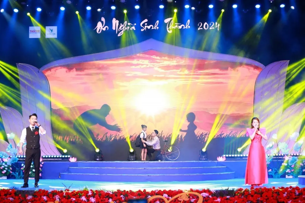 Quách Mai Thy và Tuấn Ngọc lại khắc họa tình cảm dạt dào của ‘Cha và con gái’. Ơn nghĩa sinh thàn