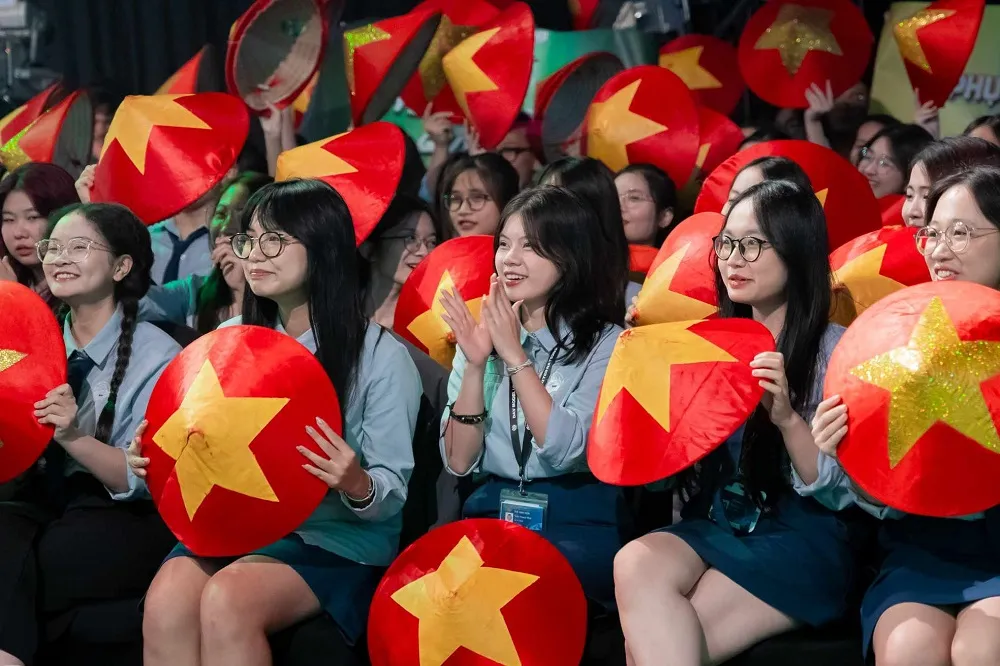 Hình ảnh sinh viên trong chương trình. Ảnh: VTV. Sinh viên thế hệ mới
