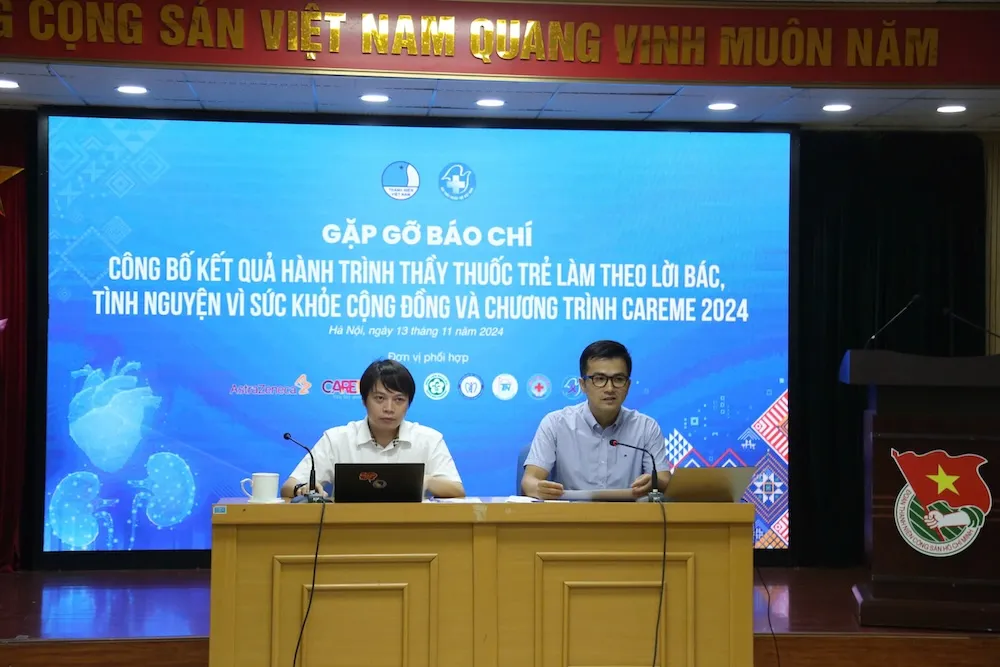Ban tổ chức công bố kết quả hành trình thầy thuốc trẻ làm theo lời Bác. Ảnh: ĐĂNG HẢI. người bị đột quỵ