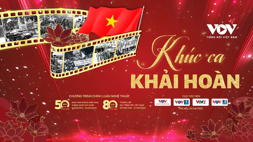 Chương trình chính luận nghệ thuật đặc biệt 'Khúc ca khải hoàn' kỷ niệm 50 năm Ngày Giải phóng Miền Nam, thống nhất đất nước, hướng tới kỷ niệm 80 năm Ngày thành lập Đài Tiếng nói Việt Nam. khuc-ca-khai-hoan-mung-ngay-thong-nhat--2.png