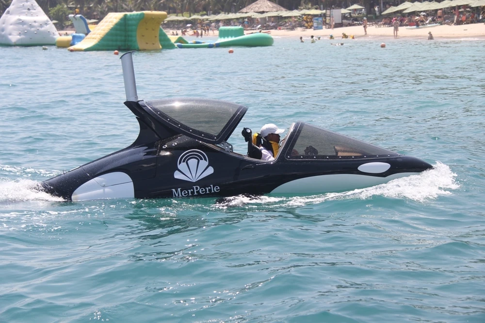 'Cưỡi’ cá mập, cá heo tuyệt đẹp trên biển Nha Trang ảnh 10