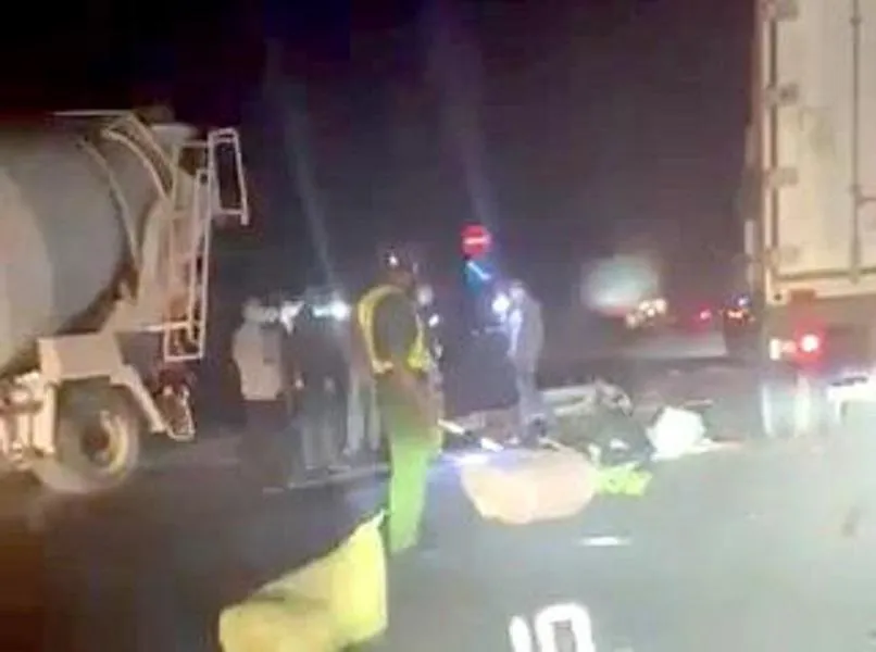 Hiện trường vụ tai nạn. Ảnh: CTV Hiện trường vụ tai nạn. Ảnh: CTV