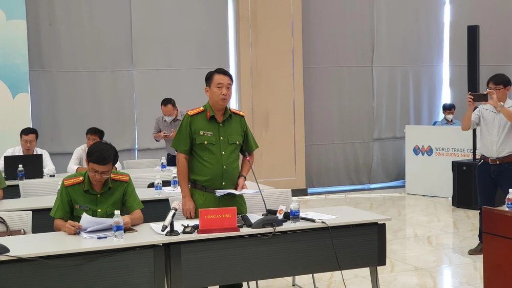 Đại tá Nguyễn Thanh Điệp, Phó Giám đốc Công an tỉnh Bình Dương