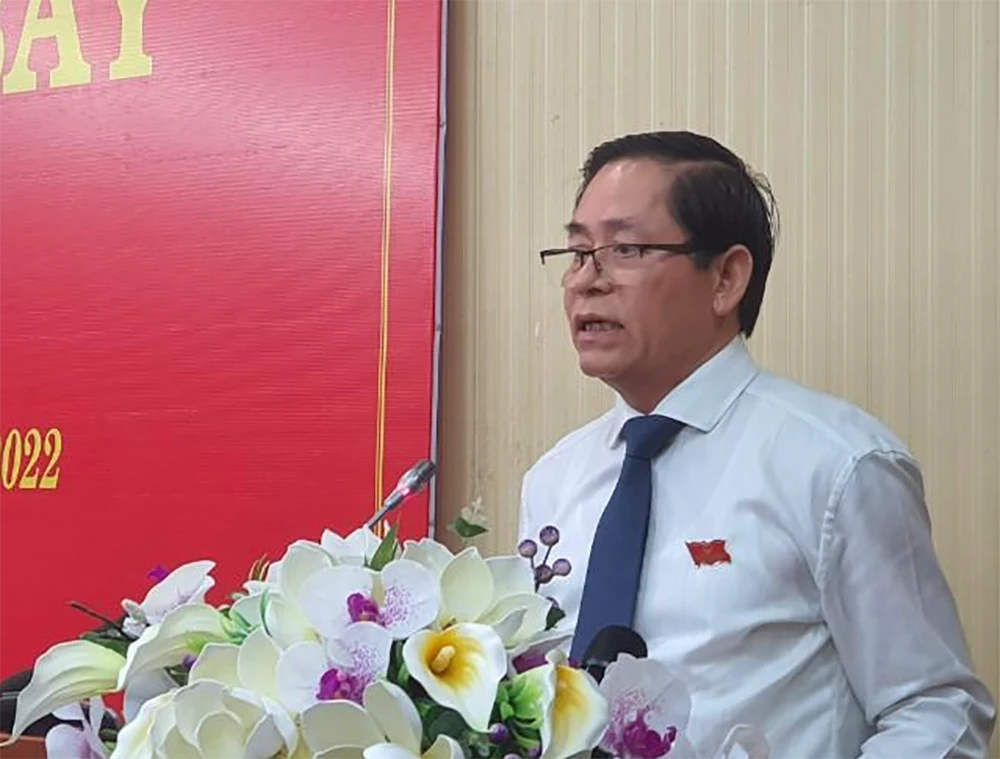 Ông Phạm Viết Thanh, Bí thư Tỉnh ủy, Chủ tịch HĐND tỉnh Bà Rịa-Vũng Tàu.