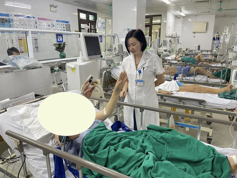 Người phụ nữ bị đột quỵ hai lần trong một ngày đang tiếp tục được theo dõi và điều trị tại bệnh viện. Ảnh: BVCC nguoi-phu-nu-dot-quy-hai-lan-trong-mot-ngay.jpg