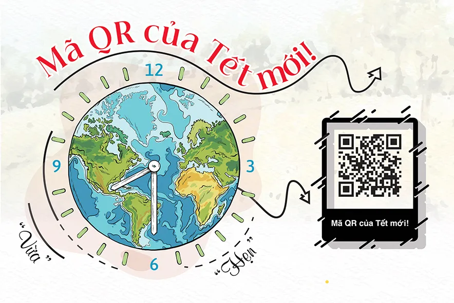mã qr tết