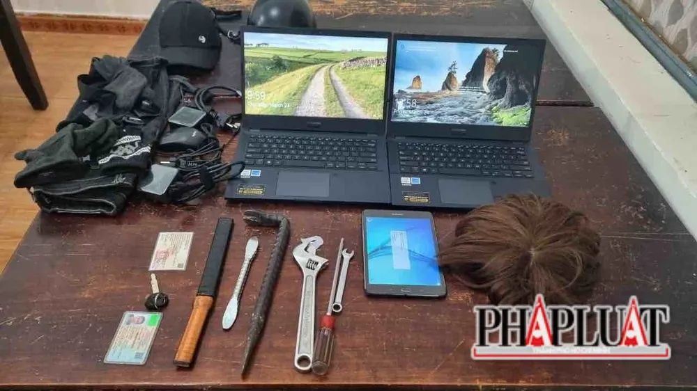 Tang vật vụ án. Ảnh: CACC