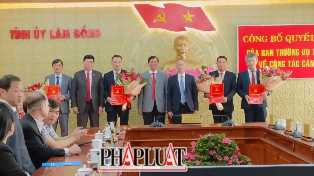 Tỉnh uỷ Lâm Đồng điều động, bổ nhiệm nhiều lãnh đạo cấp sở và cấp huyện. Ảnh: VT