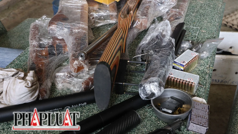 Đến thời điểm bị phát hiện, Phong đã bán nhiều súng, đạn. Ảnh: VÕ TÙNG