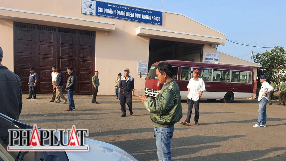 Ba trạm đăng kiểm ở Lâm Đồng hoạt động trở lại. Ảnh: VÕ TÙNG