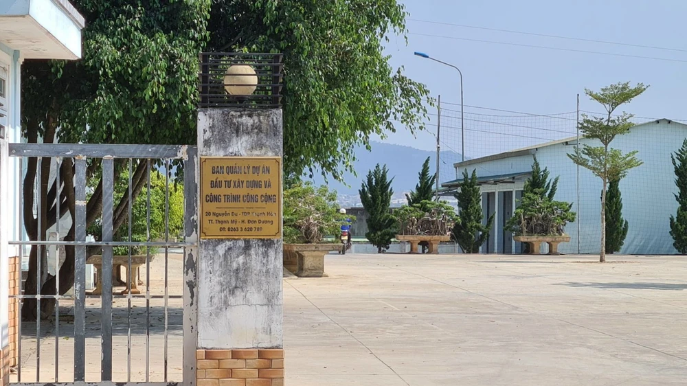 BQL dự án ĐTXD và CTCC huyện Đơn Dương. Ảnh: HN