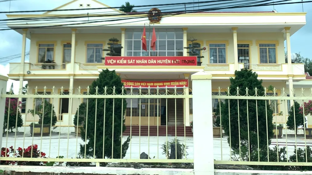 Trụ sở VKSND huyện Đức Trọng: Ảnh: HKT