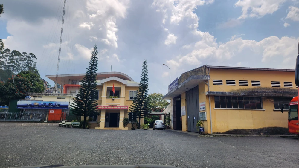 Trung tâm Đăng kiểm xe cơ giới tỉnh Lâm Đồng. Ảnh: VÕ TÙNG