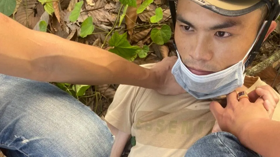 Cường bị công an TP Bảo Lộc bắt giữ. Ảnh: CACC Cường bị công an TP Bảo Lộc bắt giữ. Ảnh: CACC