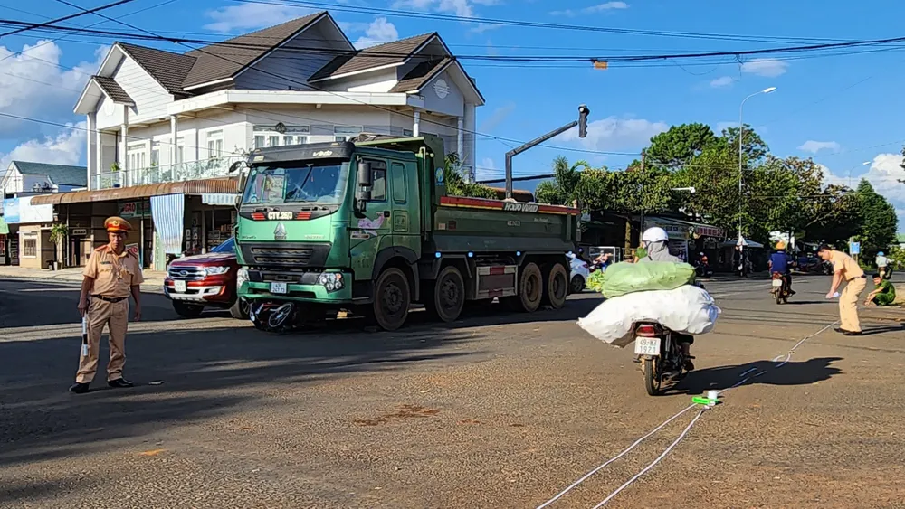 Hiện trường vụ tai nạn Hiện trường vụ tai nạn