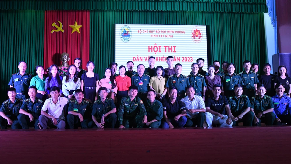 Các đội thi Dân vận khéo năm 2023.