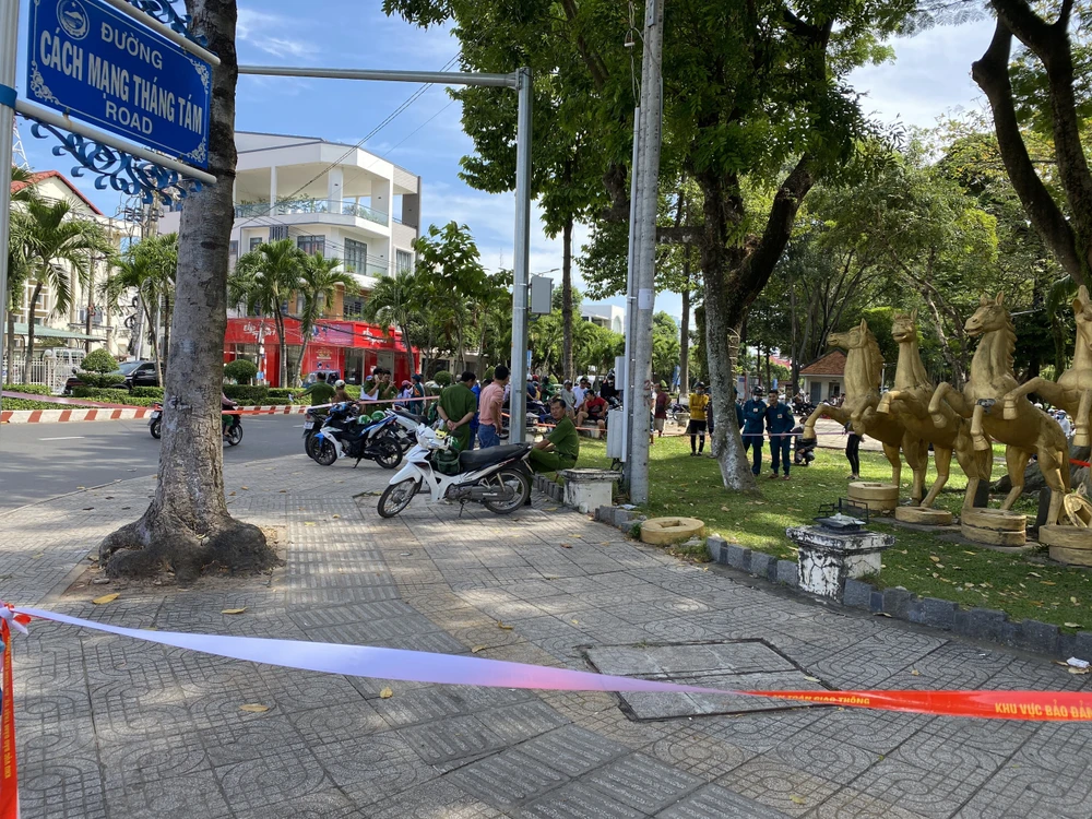 Xe ôm đâm chết tài xế Grap ở công viên tại Tây Ninh